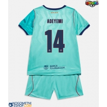 Otroški Nogometni dresi Barcelona Karim Adeyemi #14 Tretji 2026-27 Kratek Rokav (+ Kratke hlače)